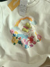 巴拉巴拉女童衛(wèi)衣甜美可愛上衣卡通印花秋裝 米白10302 120cm 曬單實拍圖
