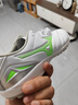 美津濃（MIZUNO）小李子美津濃莫雷拉MORELIA NEO 4次頂袋鼠皮AS碎釘足球鞋成人男 白綠色P1GD253537 41 265JP 曬單實(shí)拍圖