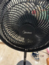 美的（Midea）【超級(jí)單品】七葉輕音立式電風(fēng)扇家用柔風(fēng)落地扇臺(tái)式桌面小型風(fēng)扇大風(fēng)量節(jié)能搖頭宿舍電扇 SAF30AB 曬單實(shí)拍圖