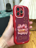 素洛新年發(fā)財被愛(ài)適用16pro蘋(píng)果15promax手機殼iPhone13女14plus中國風(fēng)12喜慶11創(chuàng  )意文字國潮8Plus全包 泡芙殼-中國紅-好運常在 iPhone 15 Pro Max 曬單實(shí)拍圖