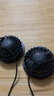 波富鳥黑色五葉空調服專用風扇衣服制冷工作服配件5V7.4V12V24V36V風扇 36V風扇2個+DC三通線 均碼 升級大風力黑色5葉 曬單實拍圖