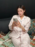 維多利亞的秘密 夏季宅度假天絲綿柔印花涼感長(zhǎng)袖長(zhǎng)褲睡衣套裝女七夕送女友禮物 3MQ4淺粉碎花 11273303 XXS 曬單實(shí)拍圖