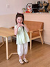 迪士尼寶寶女童套裝2025夏季新款洋氣時(shí)髦韓范女寶寶兩件套兒童輕薄夏裝 綠色套裝 褲長(zhǎng)九分褲 130 建議120-130cm4-5歲 正碼正 曬單實(shí)拍圖