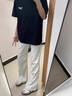 MONPOC美式彎刀褲子男夏秋季潮流顯瘦直筒微喇運(yùn)動(dòng)休閑褲1109花灰色XL 曬單實(shí)拍圖