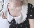 縱歐鹿黃金玫瑰花吊墜女金包銀999花朵項鏈送女友閨蜜掛墜520生日禮物 玫瑰花吊墜【配項鏈】 曬單實(shí)拍圖