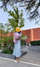 微光里改良旗袍連衣裙女夏新中式國(guó)風(fēng)提花清冷貴氣高級(jí)氣質(zhì)修身包臀長(zhǎng)裙 藍(lán)色 L 曬單實(shí)拍圖