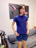 JCZS德國品牌男士戶(hù)外泳衣全套上衣游泳褲大碼寬松泳衣男款全套 橘色小熊【舒適泳衣雙層防尷尬泳褲】 L 【建議體重95-115斤】 曬單實(shí)拍圖