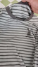 仕樂(lè)情侶家居服男士套裝條紋圓領(lǐng)套頭睡衣女款寬松中厚微彈棉質(zhì)家居服 灰藍(lán)條/男 XL 曬單實(shí)拍圖