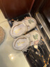 G.DUCK KIDS小黃鴨學(xué)步鞋夏季防滑女寶寶涼鞋公主鞋0-2-3-4歲嬰幼兒軟底 米白色 23 碼 內(nèi)長14.5厘米 曬單實(shí)拍圖