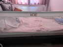 KDE嬰兒床圍欄防摔護(hù)欄寶寶床邊防摔安全防護(hù)欄兒童床上防掉床擋板 [M7]卡其【L型底座-加粗加固】 三面裝丨1.8米床【1.8+2.0+2.0】 曬單實(shí)拍圖