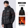 駱駝火山羽絨服情侶短款白鴨絨輕暖面包服城市輕戶外M13CR07089 幻影黑，男款 7089H XL 曬單實拍圖