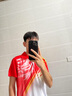 嘉蝶夏季廣播體操運(yùn)動(dòng)服套裝男女團(tuán)體健身操工間操?lài)?guó)家隊(duì)訓(xùn)練專(zhuān)用隊(duì)服 女士紅色上衣+白長(zhǎng)褲套裝 L 曬單實(shí)拍圖