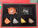 紫來順宜興正品紫砂壺大紅袍仿古壺套組紫砂文房功夫茶具套裝手工泡茶壺 紫砂文房·大紅袍仿古茶具套裝 曬單實(shí)拍圖