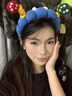 可愛大眼仔洗臉專用發(fā)箍女2025新款搞怪發(fā)卡帶齒防滑頭箍高端頭飾 可愛大眼仔洗臉發(fā)箍【1個裝】 曬單實拍圖