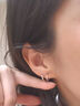 逐青999銀素圈耳環(huán)女2025新款養(yǎng)耳洞免摘耳扣時尚學(xué)生耳釘女純銀耳飾 999銀素圈耳扣(兩只)10mm 純銀s999材質(zhì) 曬單實(shí)拍圖