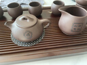 溪茗軒星眸宜興紫砂壺套裝純手工可定制紫泥泡茶壺功夫茶具石瓢高檔禮盒 紫泥款八件套（免費定制） 240ml 曬單實拍圖
