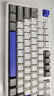 狼蛛（AULA）F108pro客制化機械鍵盤(pán)有線(xiàn)/藍牙/2.4G無(wú)線(xiàn)三模連接全配列Gasket結構RGB燈效游戲辦公鍵盤(pán)家用設備 【星黛紫側刻鍵帽】+F108暮山紫-焦糖拿鐵軸 曬單實(shí)拍圖