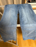 Lee涼涼褲25新品429中腰直腳天絲淺藍色女士牛仔褲 曬單實(shí)拍圖