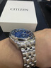 西鐵城（CITIZEN）藍天使系列藍寶石鏡面光動(dòng)能多局電波運動(dòng)休閑防水多功能手表 白藍AT9120-89L（光動(dòng)能+多局電波+萬(wàn)年歷） 曬單實(shí)拍圖