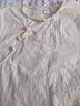 子牧棉麻2025夏裝 女文藝復(fù)古刺繡寬松斜襟盤扣短袖上衣1085 淺米色 L (建議115-125斤) 曬單實拍圖