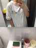 安初夏花卉字母刺繡短袖t恤男女美式復(fù)古寬松百搭高級(jí)設(shè)計(jì)感情侶裝衣服 灰色 【常規(guī)純棉刺繡】 L 【建議100-120斤】 曬單實(shí)拍圖