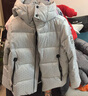 美力城【檀健次同款】短款羽絨服女裝新款鵝絨印花小個(gè)子外套戶外輕運(yùn)動(dòng) 銀灰色【男款】 2XL /180 曬單實(shí)拍圖