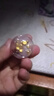 南洋珠寶金豆豆黃金1g足金AU999真金豆子投資小金豆七夕節(jié)送女友禮物 金豆1g（無證書，無瓶子） 曬單實(shí)拍圖