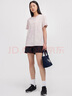 lululemon丨All Yours 女士棉混紡 T 恤 *Wash LW3IRES 淺象牙白珊瑚亮粉神秘紫水洗云紋 XS 曬單實拍圖
