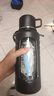 慕馨（moosen）防摔玻璃杯大容量泡茶杯男士水杯子茶水分離智能防燙高硼硅 1000ML【一杯雙蓋+把手蓋可喝水 曬單實拍圖