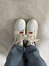 耐克（NIKE）Jordan官方耐克喬丹AJ1板鞋女運動(dòng)鞋冬季新款復古低幫緩震HQ3440 101沙堆白/黑/棉布白/冰川藍/椰奶色 42.5 曬單實(shí)拍圖