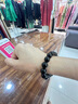石玥珠寶精品10mm烏金天然黑曜石手串本命年轉(zhuǎn)運(yùn)珠佛珠水晶手鏈男女士款 曬單實(shí)拍圖