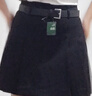 森馬（Semir）半身裙女腰帶西裝百褶裙顯瘦時(shí)尚2025新款春季女團風(fēng)遮胯短裙 黑色調00399 M 曬單實(shí)拍圖