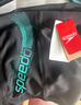 速比濤（Speedo）泳褲男動感大標(biāo)彈力速干不貼身抗氯平角泳褲 中灰藍(lán) 36 曬單實拍圖