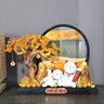 歐梵普（oufanpu）新中式發(fā)財樹(shù)招財貓擺件喬遷開(kāi)業(yè)禮物新店辦公室客廳玄關(guān)流沙裝飾 八方來(lái)財-金色【背靠金山】禮盒裝 大尺寸更大氣-招財進(jìn)寶 曬單實(shí)拍圖