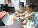 ASK JUNIOR女童暑假出游季兒童連衣裙25夏季純棉涂鴉吊帶公主裙海邊度假裙子 花色 130 曬單實(shí)拍圖