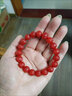 映棠老鳳凰999南紅瑪瑙手串天l然老瓜珠圓珠子手鏈柿子紅10 8mm一條23顆秀氣款老鳳祥品質(zhì) 曬單實(shí)拍圖
