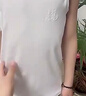 浪莎兒童背心男童夏款莫代爾男女孩小背心打底無(wú)袖寶寶夏季薄款內外穿 藍色+白色 130 建議體重40-55斤 曬單實(shí)拍圖