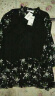 莎妮朵罗新品秋款雪纺长袖上衣T恤女15326 黑色 4XL建议160-180斤穿着 实拍图