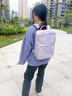 BIBK德國電腦包雙肩包旅行行李背包大容量通勤電腦包16寸女大學(xué)生書包 多隔層晴天藕【紫色】 中號(hào)13.3-14寸 曬單實(shí)拍圖