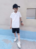 真維斯男童短褲夏季薄款兒童褲子2025新款冰絲速干運動褲男孩中大童外穿 【速干短褲】黑 漸變藍青 140 曬單實拍圖