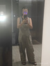 UR2024秋季新款女裝輕戶外工裝風立體口袋背帶褲UWL640045 曬單實拍圖