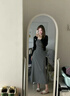 愛(ài)麥依法式灰色波點(diǎn)吊帶連衣裙子女早春季2025新款氣質(zhì)包臀裙穿搭一整套 開(kāi)衫+連衣裙【套裝】 M 95-110斤 曬單實(shí)拍圖