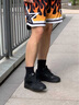 安踏（ANTA）男鞋板鞋子男2025秋季新款小白鞋皮面防潑水休閑鞋男潮流運動鞋 基礎(chǔ)黑 (2025秋-輕松3) 42 曬單實拍圖