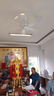 長(cháng)城電風(fēng)扇家用吊扇商用吊頂式風(fēng)扇大風(fēng)力制冷客廳餐廳宿舍學(xué)校食堂吊掛式工廠(chǎng)車(chē)間吸頂工業(yè)電風(fēng)扇 56寸【直徑1.4米 三檔】五葉吊扇王-升級電機 曬單實(shí)拍圖