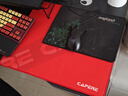 CAPERE (鎧雷) 防水亂紋提花游戲【輕粗面控制澀墊】鼠標墊順滑表面細沙感定位精準電腦競技滑鼠墊 亂紋提花游戲墊【中號紅色】 曬單實拍圖