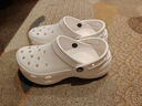 卡駱馳（crocs）經(jīng)典云朵clog洞洞鞋女鞋戶外涼鞋拖鞋厚底涼拖 206750-100 W7 曬單實拍圖
