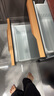 美菱（MeiLing） 家用商用臥式矮電冰箱風(fēng)冷無(wú)霜小戶(hù)型抽屜櫥柜式橫臥嵌入式底部散熱電腦控溫對開(kāi)門(mén) 廚房 超薄0嵌【底部散熱】電控風(fēng)冷 變頻黑色 新 曬單實(shí)拍圖