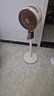 創(chuàng)維【全屋驅(qū)蚊】空氣循環(huán)扇家用電風(fēng)扇落地扇2025新款大風(fēng)量語音遙控輕音節(jié)能臥室小風(fēng)扇Q522 白咖色 曬單實(shí)拍圖