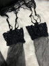 JIOESC性感情趣可愛吊帶文胸套裝內(nèi)衣透明蕾絲蝴蝶結(jié)三點(diǎn)式開襠免脫新款 粉色（60-140斤可穿） 均碼 【上衣+內(nèi)褲+同款絲襪】 曬單實(shí)拍圖
