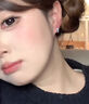 Lnieer醫用鈦鋼彩色耳圈女超閃精致素圈養耳洞耳環(huán)小眾圈圈耳釘耳扣耳飾 【一對】白色耳圈【醫用鈦鋼】 曬單實(shí)拍圖